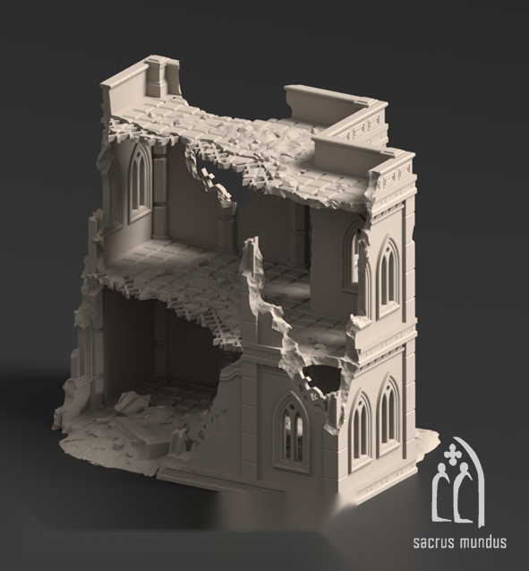 The Desolation of Emerita - Sacrusmundus terrain reference render