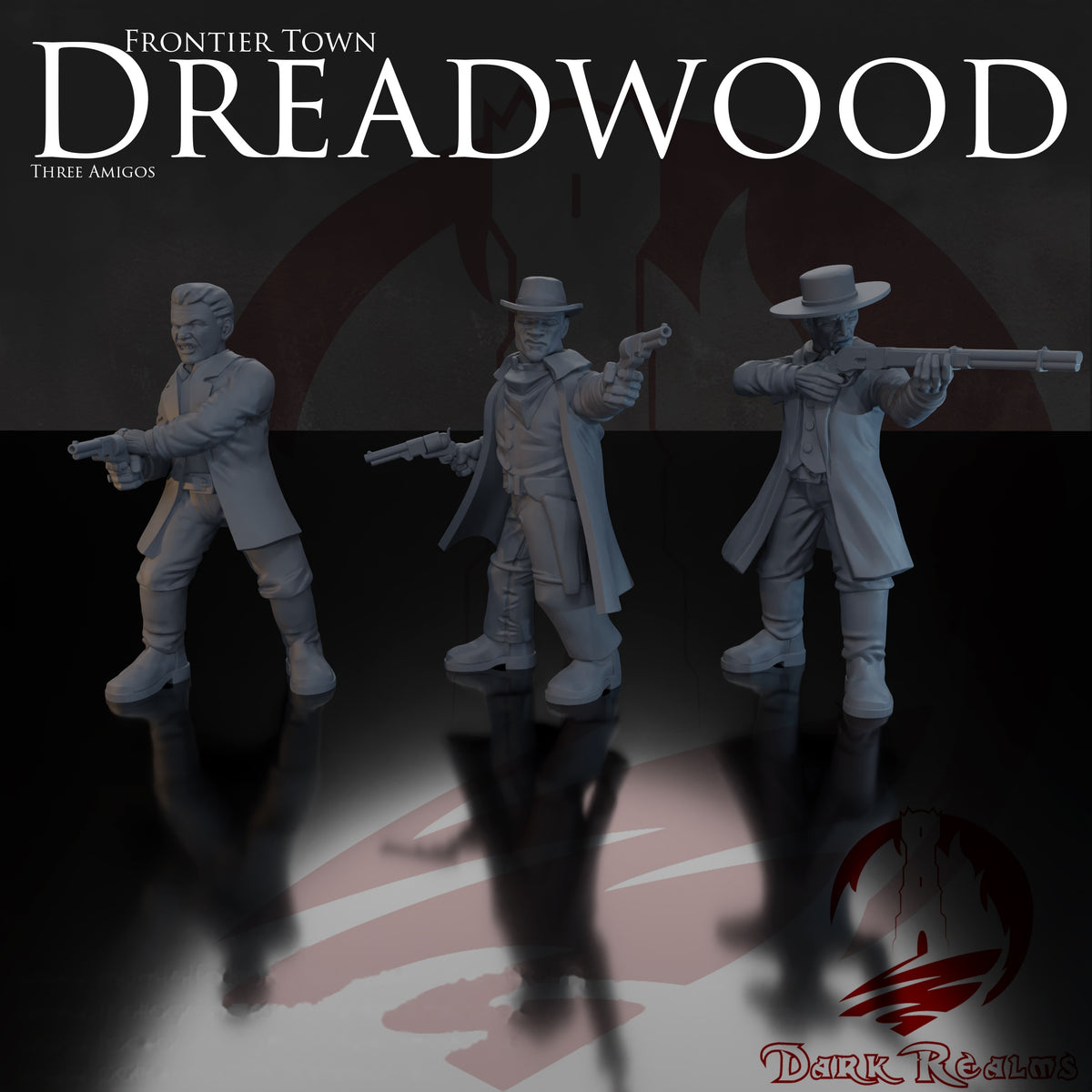 Three Amigos – Frontier Town – Tabletop Miniature – product image 1