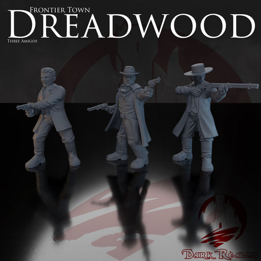 Three Amigos – Frontier Town – Tabletop Miniature – product image 1