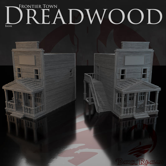 Dreadwood Bank – Frontier Town – Tabletop Terrain – product image 1
