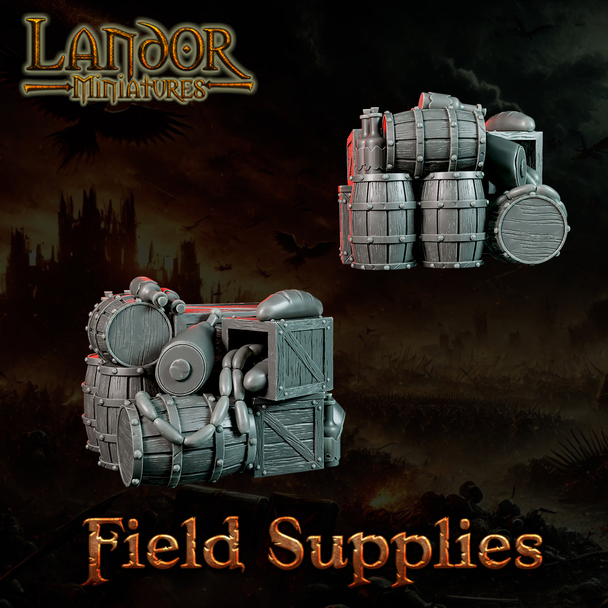 Boris Bonebraker (Imperial Northern Ogre) – Landor Miniatures 3D Printed Miniature (32mm) - image 4