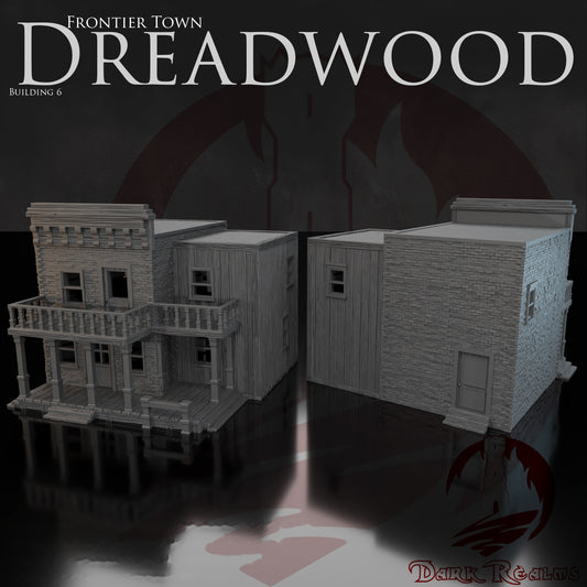 Dreadwood Building 6 – Frontier Town – Tabletop Terrain – product image 1