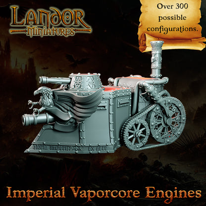 Imperial Vaporcore Engines – Landor Miniatures 3D Printed Miniature (32mm) - image 11