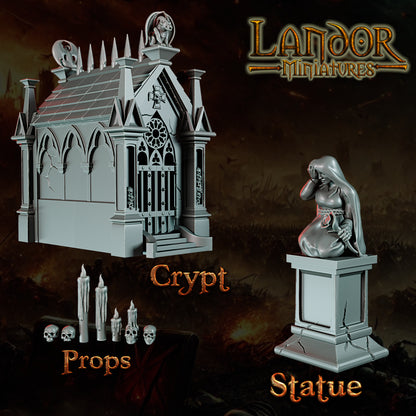 Imperial Cemetery – Landor Miniatures 3D Printed Miniature (32mm) - image 1
