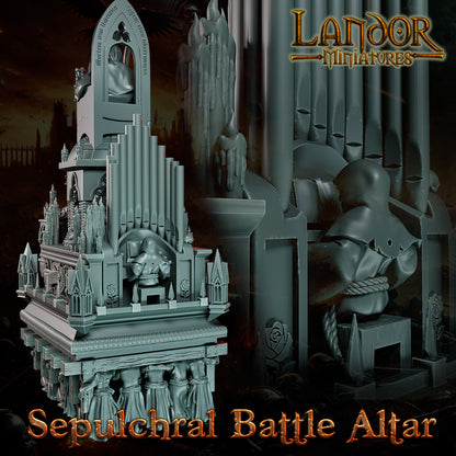 Sepulchral Battle Altar Upgrade – Landor Miniatures 3D Printed Miniature (32mm) - image 3
