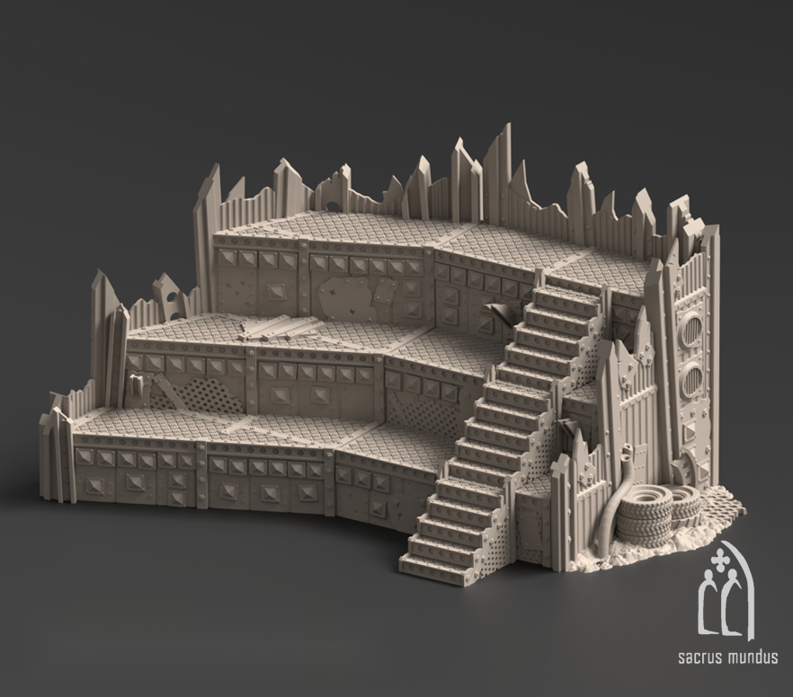 Warpzel-1A, Orc Space Program - Sacrusmundus terrain reference render