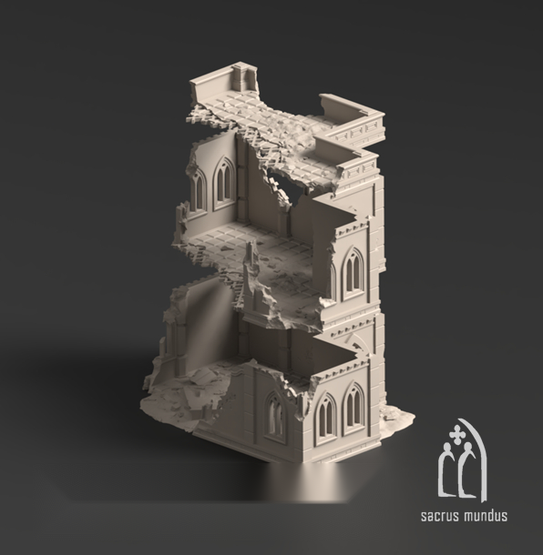 The Desolation of Emerita - Sacrusmundus terrain reference render