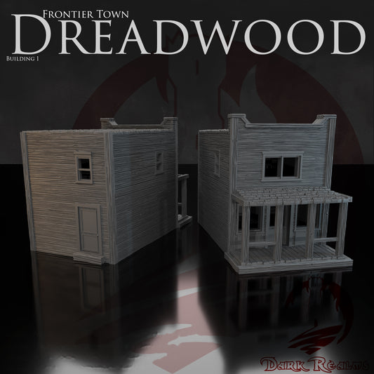 Dreadwood Building 1 – Frontier Town – Tabletop Terrain – product image 1
