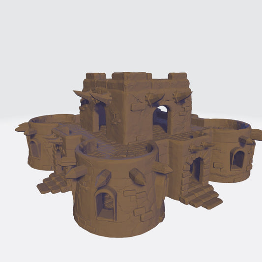 Desert Fortress – RFIPRINTS 3D Printed Terrain (28mm) - image 1