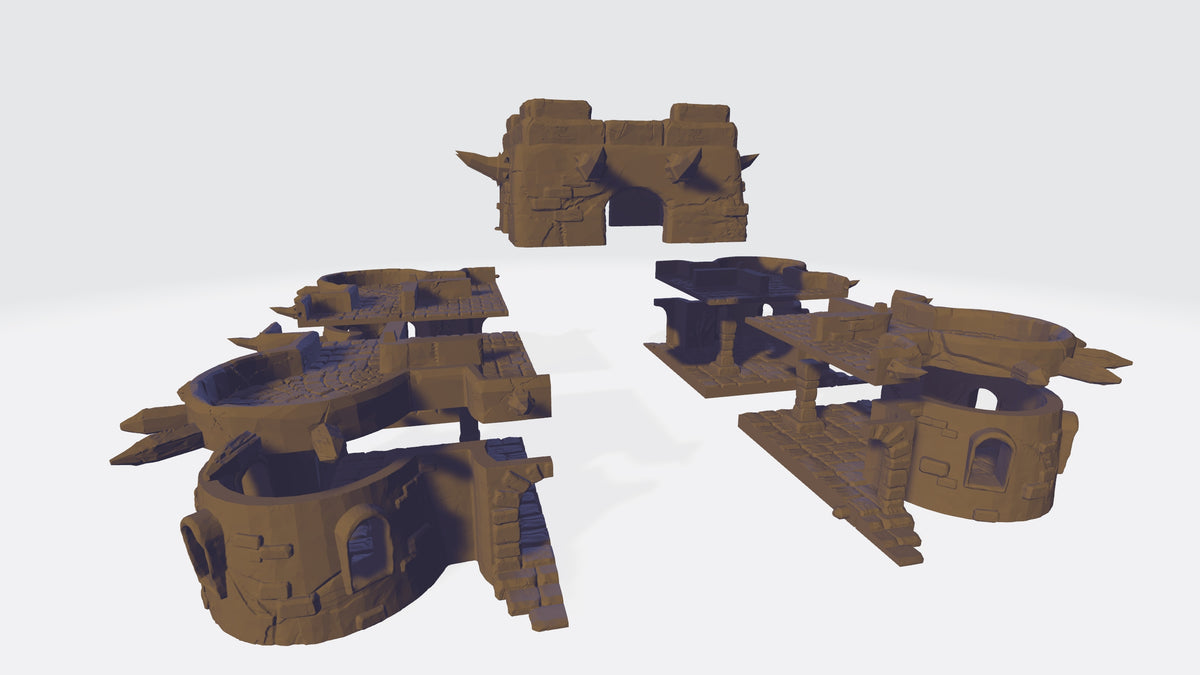 Desert Fortress – RFIPRINTS 3D Printed Terrain (28mm) - image 5