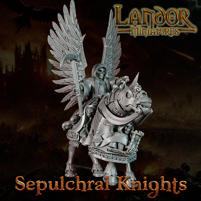 Sepulchral Knights – Landor Miniatures 3D Printed Miniature (32mm) - image 4