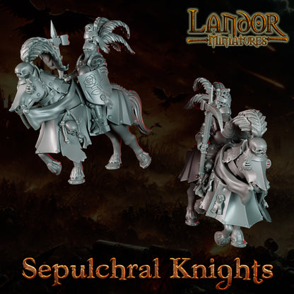 Sepulchral Knights – Landor Miniatures 3D Printed Miniature (32mm) - image 10