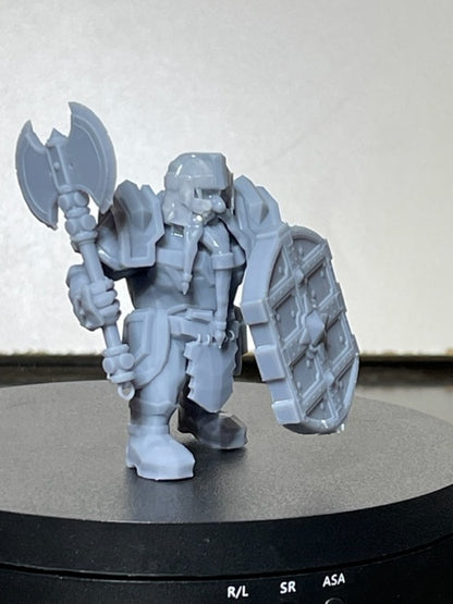 Dwarf Pack – RFIPRINTS 3D Printed Miniature (32mm) - image 12