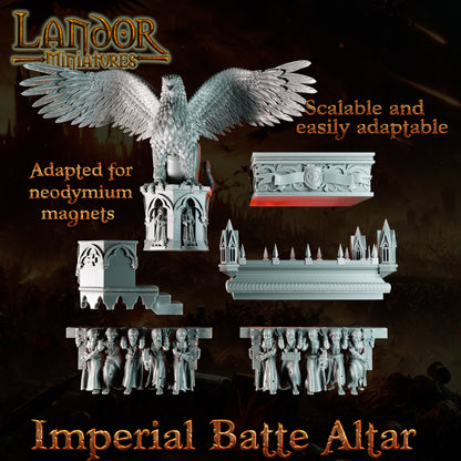 Imperial Battle Altar – Landor Miniatures 3D Printed Miniature (32mm) - image 1