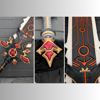 Ashrender Claymore – Full-Scale LED-Ready Cosplay Greatsword