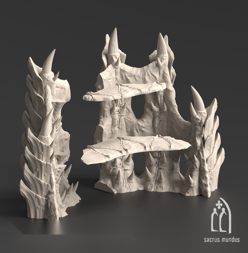 Tulipa, The Assimilated Planet - Sacrusmundus terrain reference render