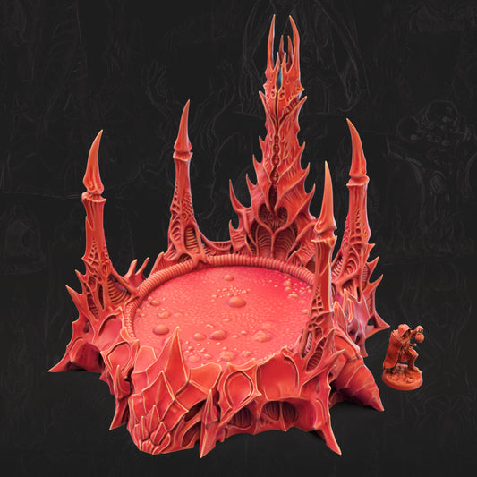 Spawning Pool Bonemancy Watchpost 3D printed tabletop terrain by 3DHexes