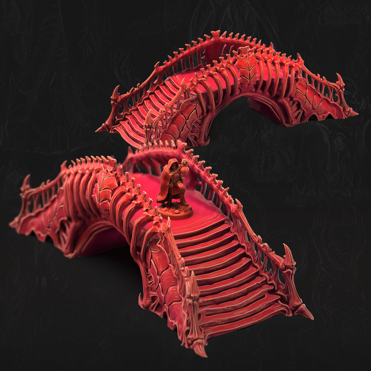 Boneshaped Bridge Bone Dominion 3D printed tabletop terrain by 3DHexes