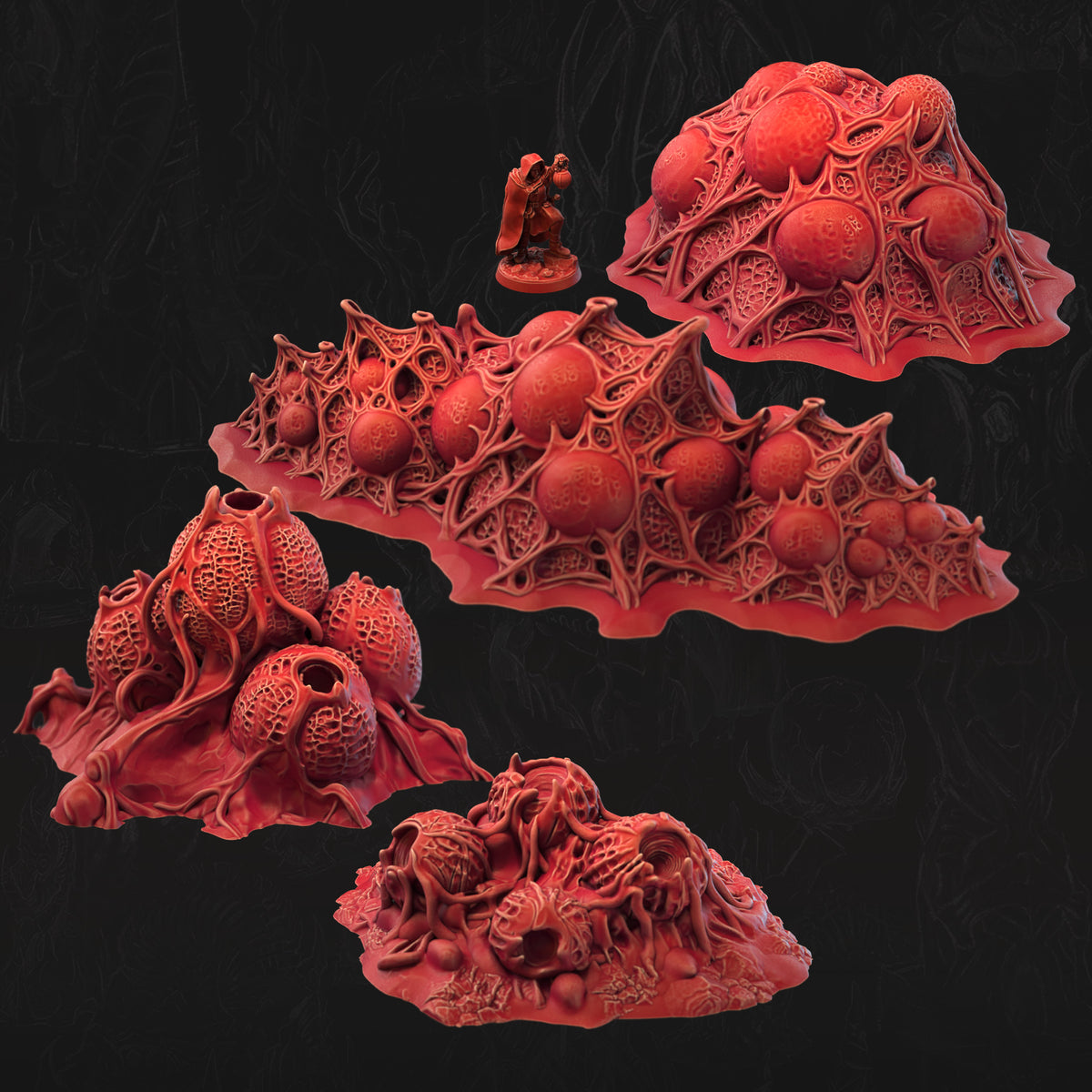 Hatcheries Bone Dominion 3D printed tabletop terrain by 3DHexes