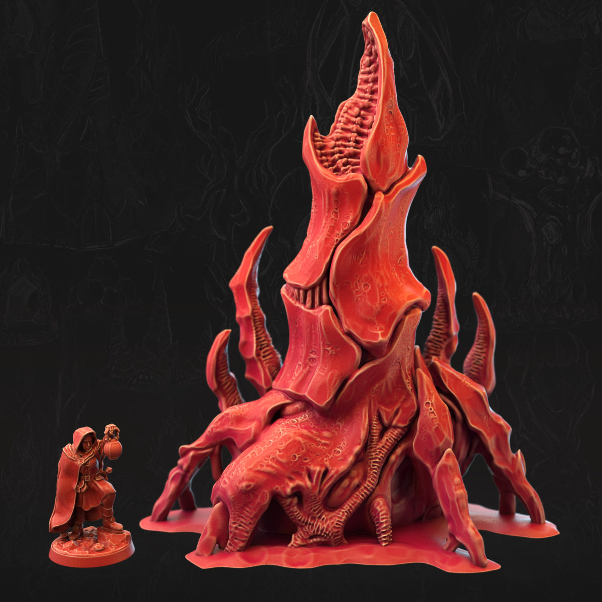 Marrow Chimney Bone Dominion 3D printed tabletop terrain by 3DHexes