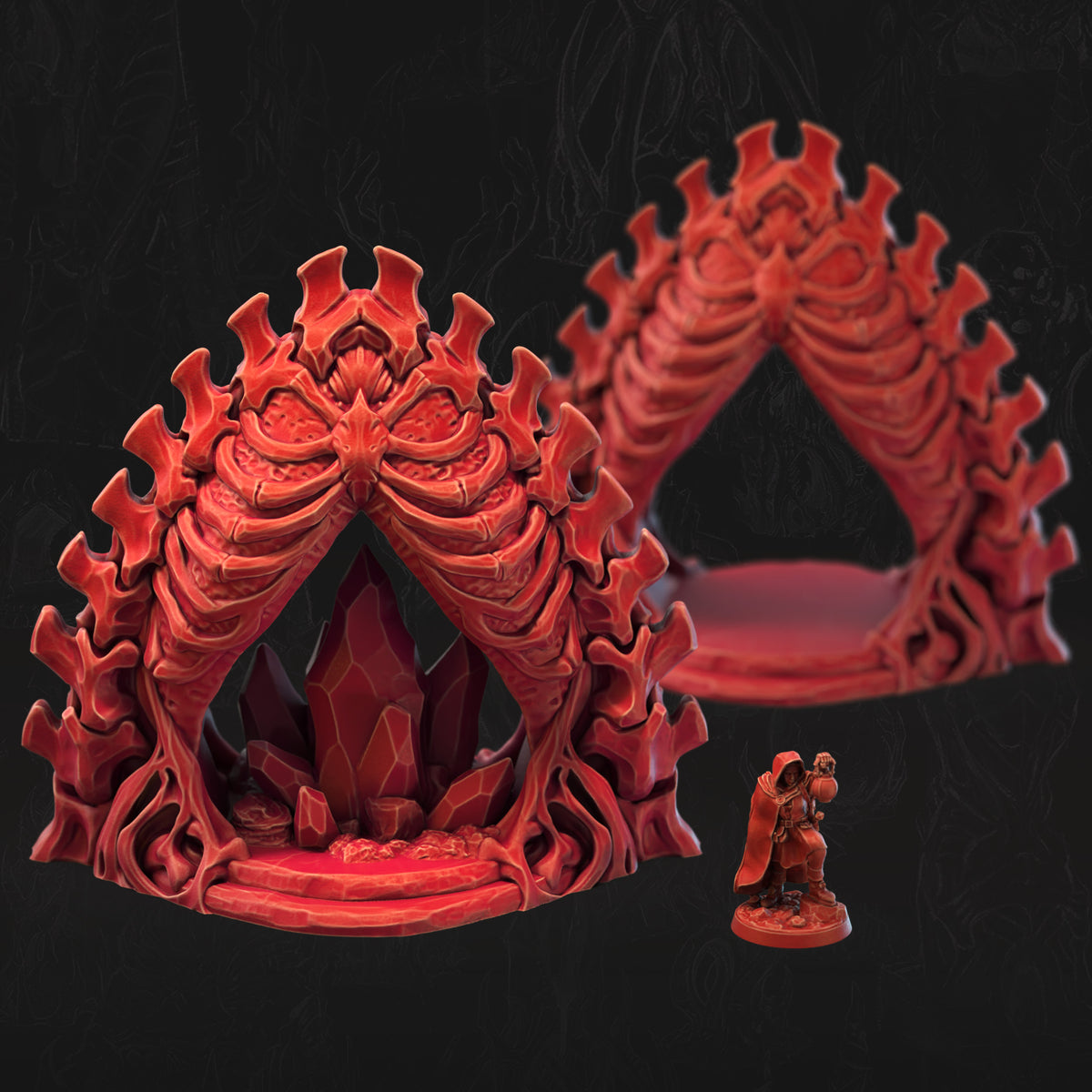 Marrow Shrine Bone Dominion 3D printed tabletop terrain by 3DHexes