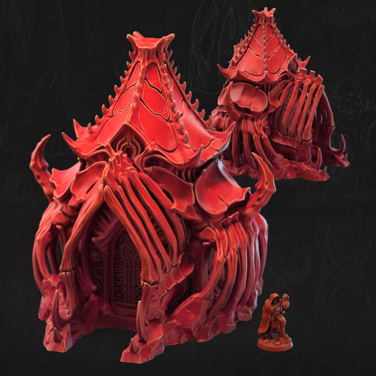 Ossuary Shrine Bone Dominion 3D printed tabletop terrain by 3DHexes