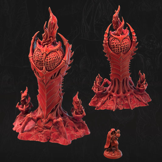 The Bone Brazier Bone Dominion 3D printed tabletop terrain by 3DHexes