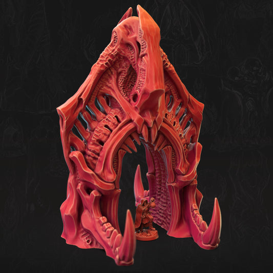 The Devouring Gate Bone Dominion 3D printed tabletop terrain by 3DHexes