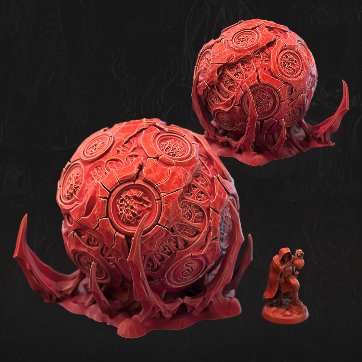 The Sealed Orb Bone Dominion 3D printed tabletop terrain by 3DHexes
