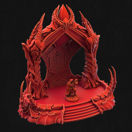 Boneshaped Dais Bonemancy Sanctum 3D printed tabletop terrain by 3DHexes