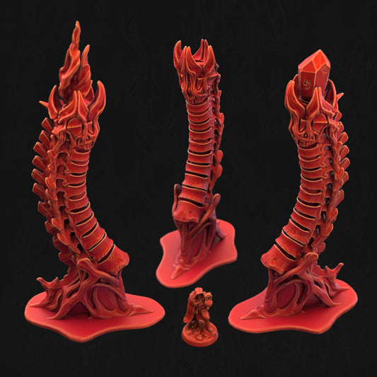 Spinal Beacon Bonemancy Sanctum 3D printed tabletop terrain by 3DHexes