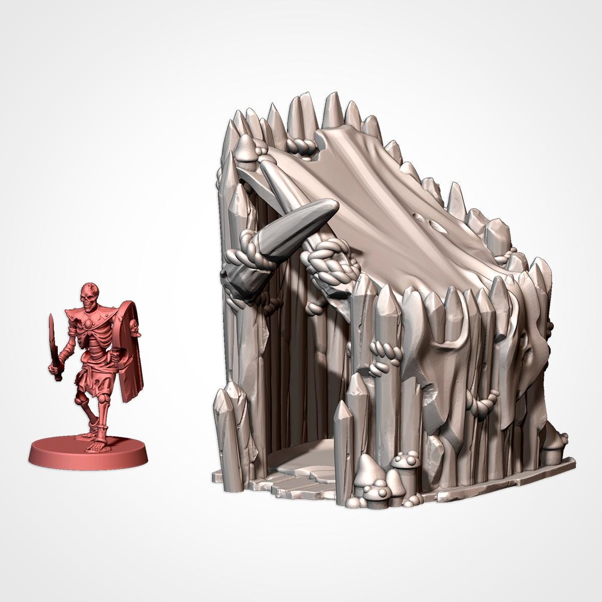 Goblin Camps – Full Fantasy Tribal Terrain Set by {TXARLIFACTORY}