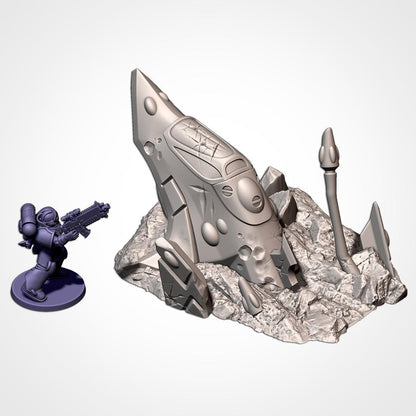 Xeno Crashed Ships Terrain