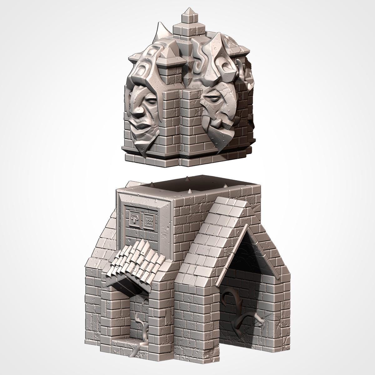 City in the Jungle – Ancient Ruins Terrain Set