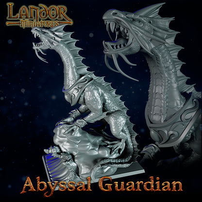 Abyssal Guardian – Landor Miniatures 3D Printed Miniature (00mm) - image 2