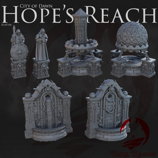 Landmark Scatter – City of Dawn – Tabletop Terrain – product image 1