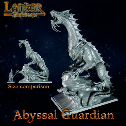Abyssal Guardian – Landor Miniatures 3D Printed Miniature (00mm) - image 1