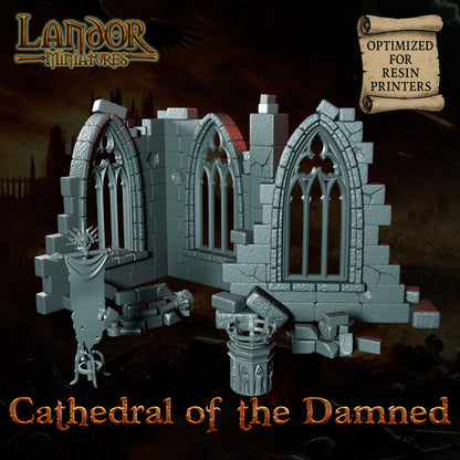 Cathedral of the Damned – Landor Miniatures 3D Printed Miniature (32mm) - image 5