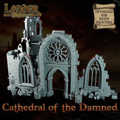 Cathedral of the Damned – Landor Miniatures 3D Printed Miniature (32mm) - image 1