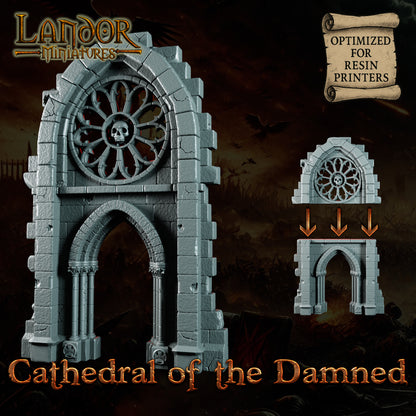 Cathedral of the Damned – Landor Miniatures 3D Printed Miniature (32mm) - image 3