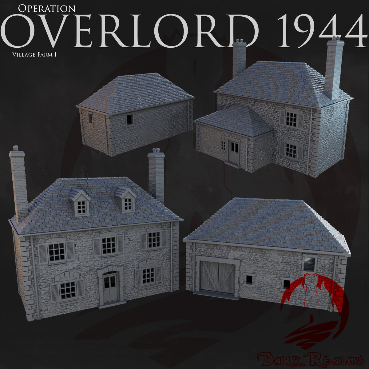 Village Farm 1 – Overlord 1944 – Tabletop Terrain – product image 1