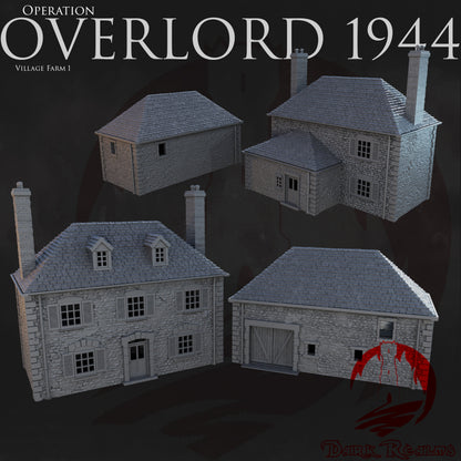 Village Farm 1 – Overlord 1944 – Tabletop Terrain – product image 1