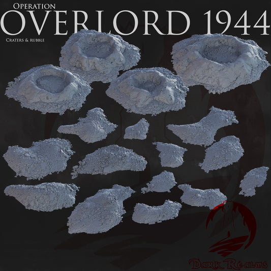 Overlord 1944 WWII Scatter Terrain — Dark Realms Forge