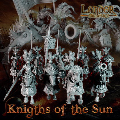 Knights of the Sun – Landor Miniatures 3D Printed Miniature (32mm) - image 3