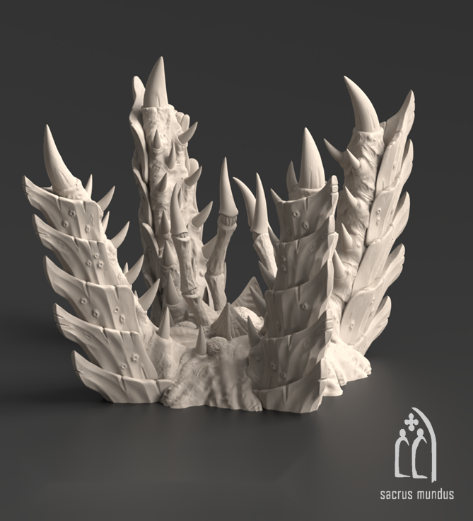 Tulipa, The Assimilated Planet - Sacrusmundus terrain reference render