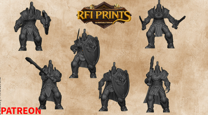Stormwind Knights – RFIPRINTS 3D Printed Miniature (28mm) - image 2