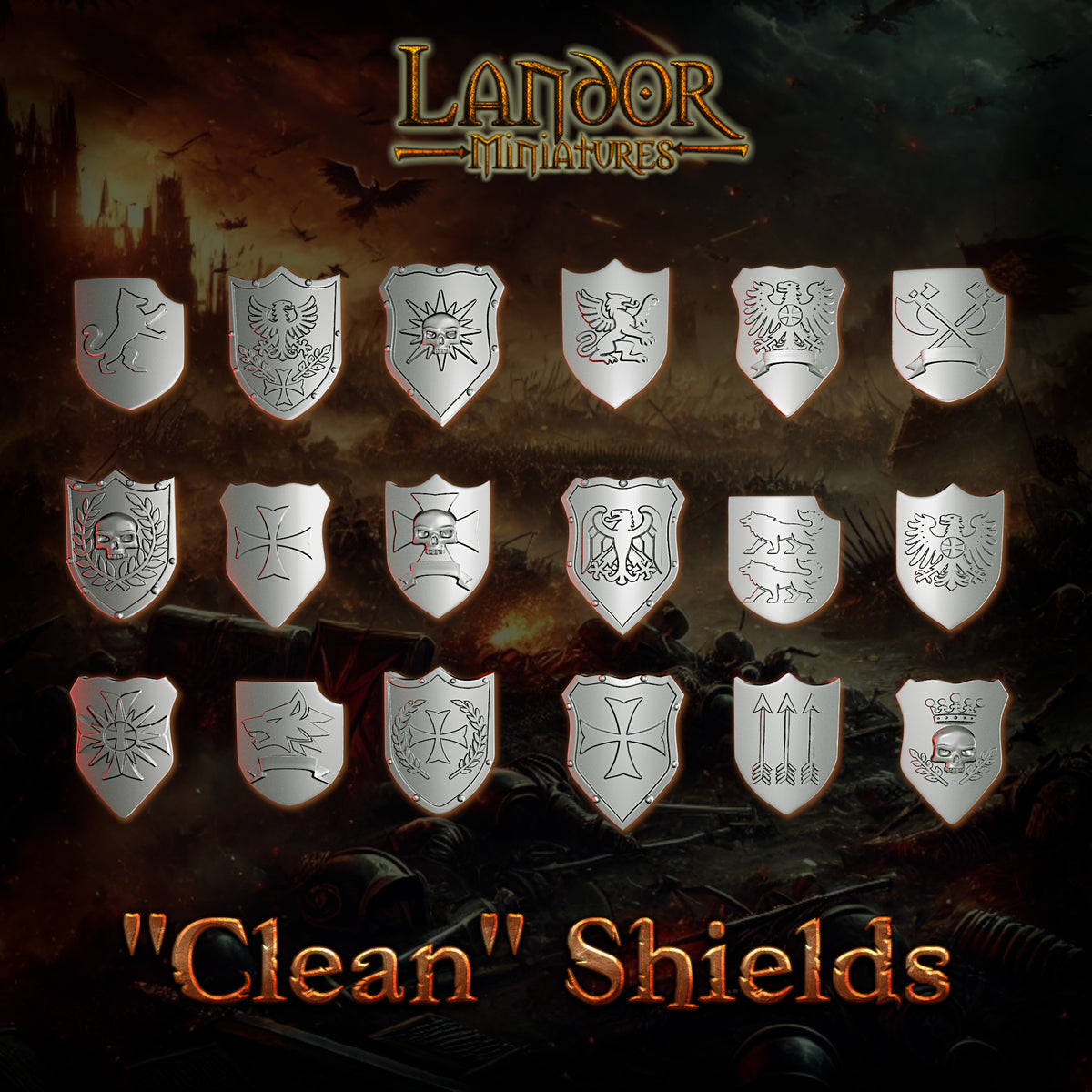 Imperial Swordsmen – Landor Miniatures 3D Printed Miniature (32mm) - image 5