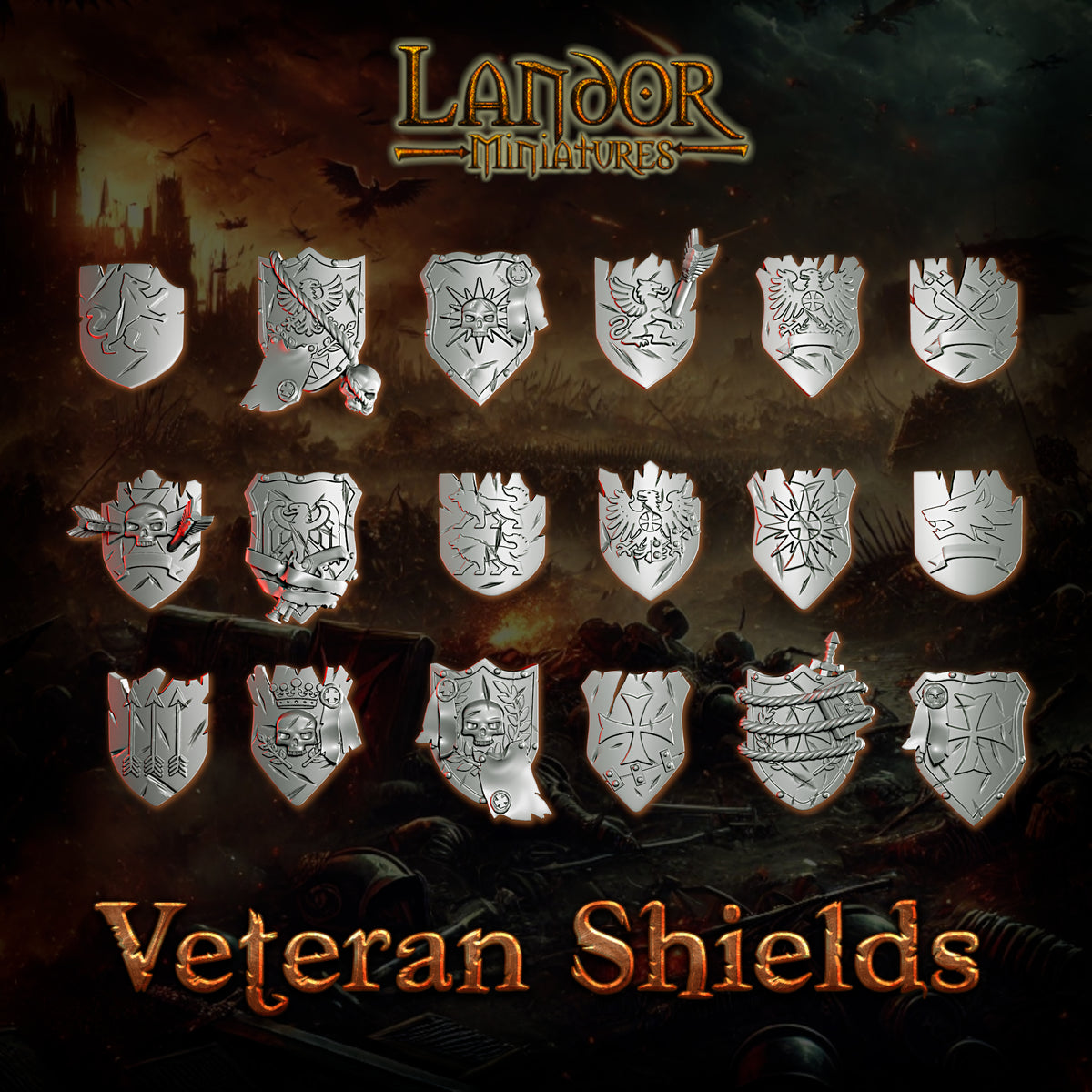 Imperial Swordsmen – Landor Miniatures 3D Printed Miniature (32mm) - image 3