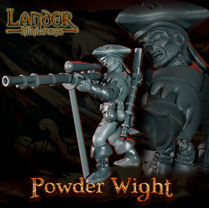 Powder Wight – Landor Miniatures 3D Printed Miniature (32mm) - image 2
