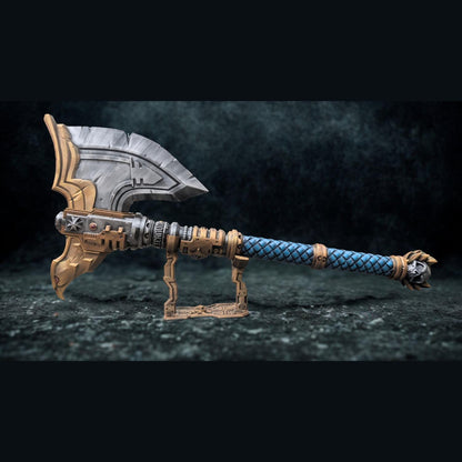 Fantasy Axe Cosplay - Modular Blade Design With Raven Head Detail | Eternal Forge Collection